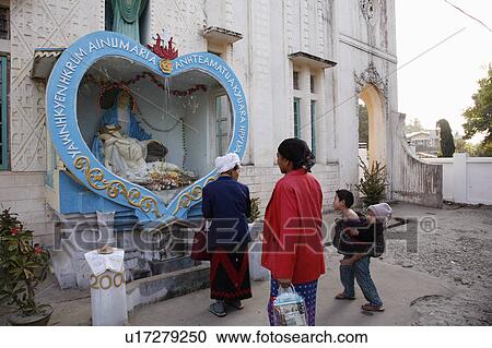 people border person myanmar shrine catholic View Large Photo Image Stock Image - people border person myanmar shrine catholic. Fotosearch