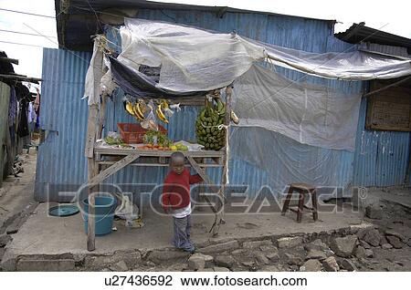 Stock Image -  people child fruit person children kenya small. Fotosearch