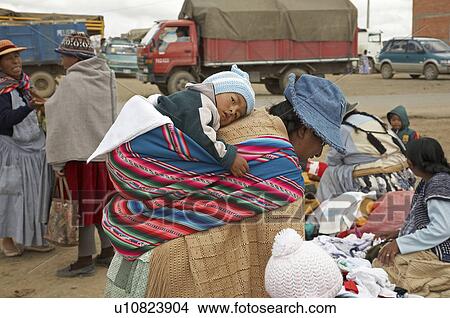 Picture -  people child person children bolivia aymara . Fotosearch