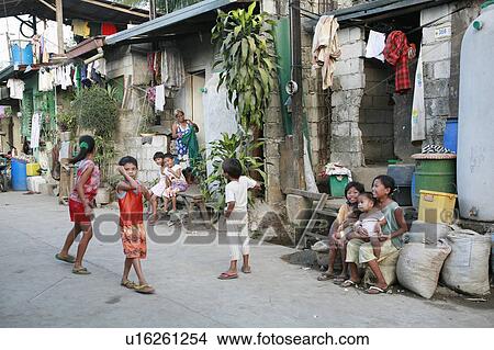 people child person children playing street slum View Large Photo Image Picture - people child person children playing street slum . Fotosearch