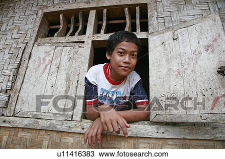Stock Image -  people child person face children indonesia west . Fotosearch