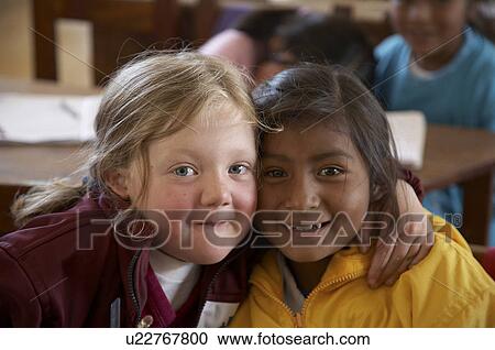 Stock Image -  people child person face children bolivia . Fotosearch