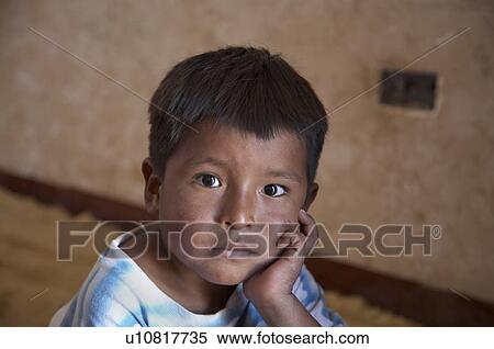Stock Photography -  people child person face children bolivia boy . Fotosearch