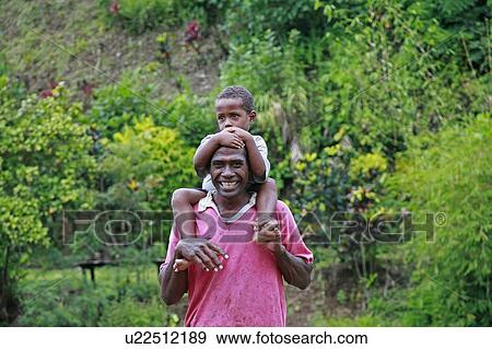 people child person fiji father taveuni pacific View Large Photo Image Stock Photo - people child person fiji father taveuni pacific . Fotosearch