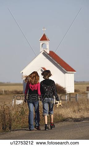 people children young girls walking saint church View Large Photo Image Stock Image - people children young girls walking saint church. Fotosearch