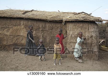 people house person children kenya masai in boma View Large Photo Image Stock Image - people house person children kenya masai in boma. Fotosearch