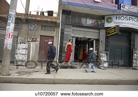 Stock Photo -  people person bolivia street scene el alto south . Fotosearch