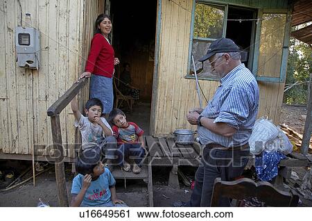 Stock Image -  people person chile mapuche indians temuco south . Fotosearch