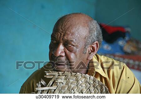 Stock Photo -  people person face fiji aisake madigibuli 62. Fotosearch
