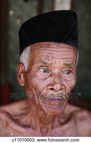 Stock Image -  people person face indonesia cikado village west . Fotosearch