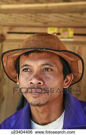 Stock Photograph -  people person face indonesia cikado village west . Fotosearch