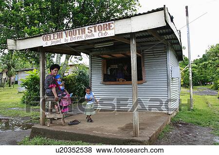 people person fiji small shop qelena village View Large Photo Image Stock Photo - people person fiji small shop qelena village . Fotosearch
