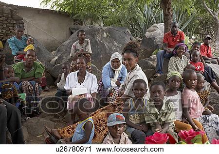 Stock Image -  people person meeting tanzania small christian. Fotosearch