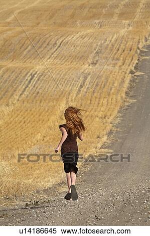 people summer girl children young running down View Large Photo Image Stock Photography - people summer girl children young running down . Fotosearch