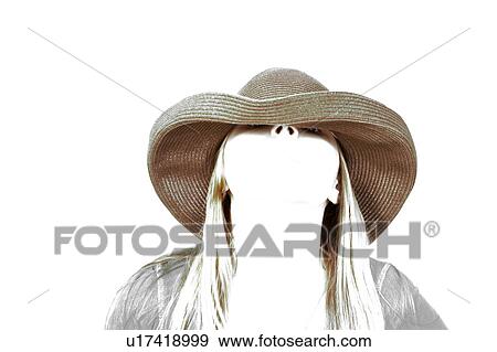 person 16-17 years blonde brimmed hat caucasian View Large Photo Image Stock Photo - person 16-17 years blonde brimmed hat caucasian. Fotosearch