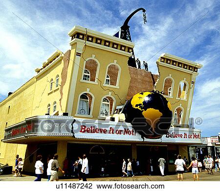 Stock Image -  ripleys believe or not museum boardwalk atlantic. Fotosearch
