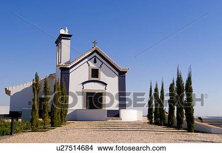 Picture -  small church coast portugal next spain in castro. Fotosearch