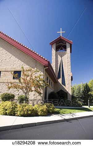 Stock Photo -  st anthony catholic church pewaukee usa st. Fotosearch