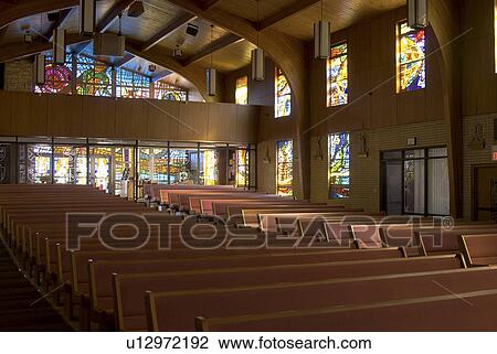 Stock Image -  st marys church north dakota religion catholic. Fotosearch