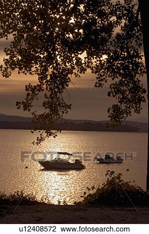 Stock Image -  summer lake champlain islands north hero vt . Fotosearch