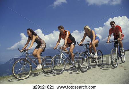 Stock Photography -  summer sport mountain bike bicycle cycling life. Fotosearch