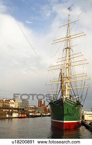 tall ship freighter rickmer rickmers circ 1896 View Large Photo Image Stock Image - tall ship freighter rickmer rickmers circ 1896. Fotosearch