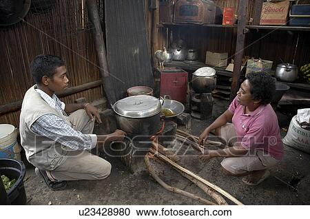 Stock Image -  technology timor leste fuel efficient wood cook. Fotosearch