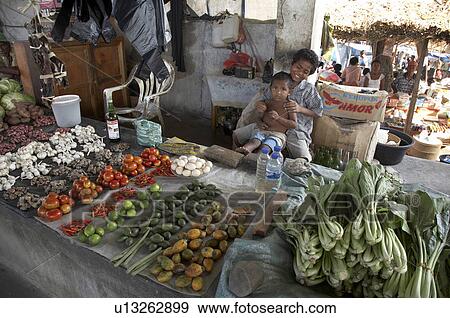 timor leste vegetables sale market east asia View Large Photo Image Stock Photo - timor leste vegetables sale market east asia . Fotosearch