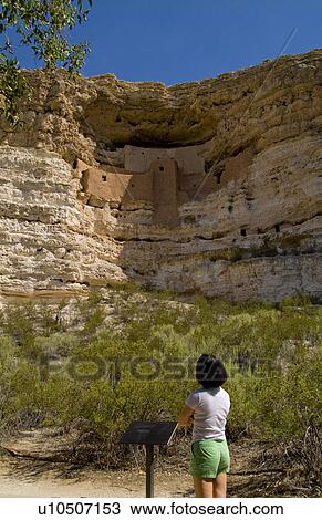 tourist famous montezuma castle cave indian View Large Photo Image Stock Image - tourist famous montezuma castle cave indian . Fotosearch