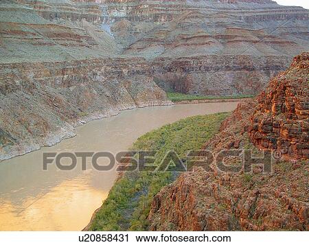 Stock Image -  water arizona canyon colorado river feature. Fotosearch