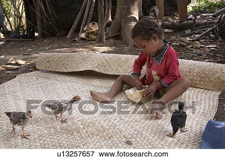 Stock Photo -  water timor leste boy chicks east asia south . Fotosearch