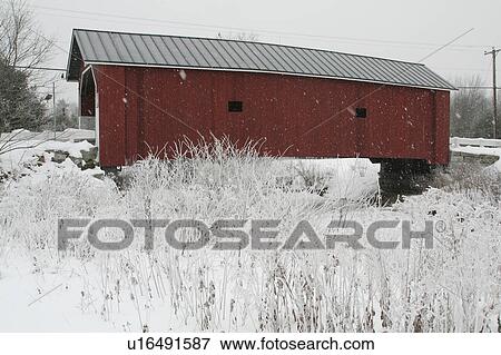 winter corbin bridge covered swanzey new snow View Large Photo Image Stock Photo - winter corbin bridge covered swanzey new snow. Fotosearch