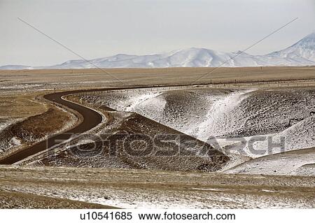 winter sun alberta view montana mountains road View Large Photo Image Stock Photography - winter sun alberta view montana mountains road. Fotosearch