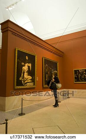 Stock Image -  woman art enjoying learning daniele crespi la . Fotosearch