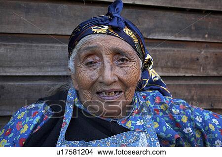 woman chile elderly mapuche indian chol temuco View Large Photo Image Picture - woman chile elderly mapuche indian chol temuco . Fotosearch