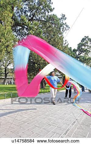 woman dance female swirling colorful silk temple View Large Photo Image Picture - woman dance female swirling colorful silk temple . Fotosearch
