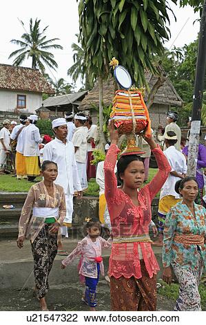 Stock Image -  woman food people person women indonesia hindu . Fotosearch