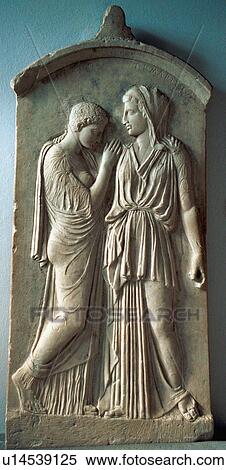 Stock Photography -  woman man greek relief male female greece athens . Fotosearch