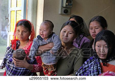 Stock Image -  woman people child border person children women. Fotosearch
