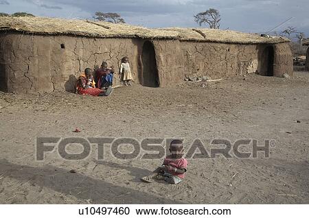woman people house person children kenya masai View Large Photo Image Stock Image -  woman people house person children kenya masai. Fotosearch