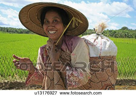 Stock Photo -  woman people person face women indonesia sunda . Fotosearch
