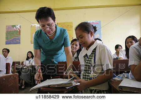 woman people person school women high quezon View Large Photo Image Stock Photo - woman people person school women high quezon . Fotosearch
