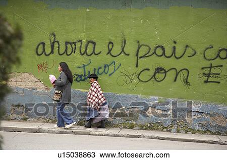 woman people person women bolivia walking street View Large Photo Image Stock Image - woman people person women bolivia walking street. Fotosearch
