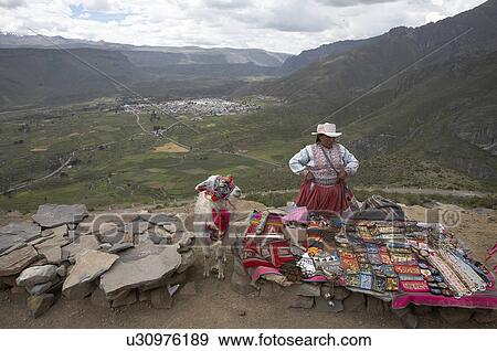 woman peru female selling tourist souvenirs View Large Photo Image Stock Photo - woman peru female selling tourist souvenirs. Fotosearch