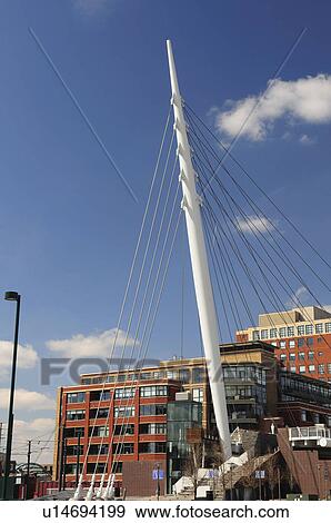 abstract millennium pedestrian bridge support View Large Photo Image Stock Photo - abstract millennium pedestrian bridge support . Fotosearch