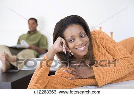 Stock Image -  background family woman love people house girl . Fotosearch