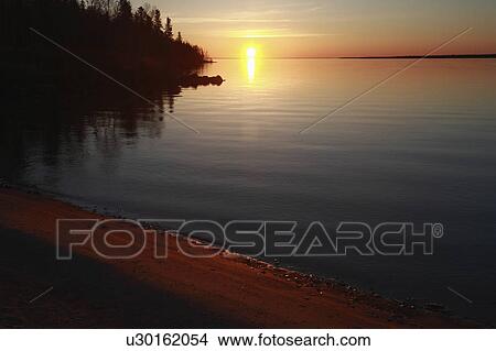 beach water art reflected sunrise shore lake View Large Photo Image Picture - beach water art reflected sunrise shore lake. Fotosearch