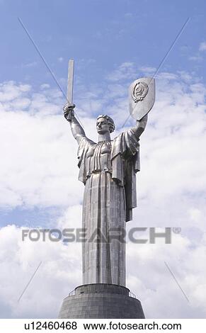 Beruhmte Statue Verteidigung Motherland Kriegsbilder Denkmaler Stock Foto U Fotosearch