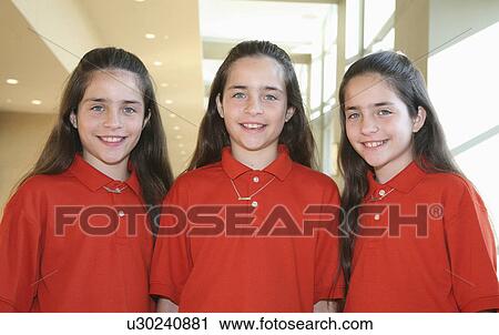children triiplets kids siblings sisters girls View Large Photo Image Stock Image - children triiplets kids siblings sisters girls. Fotosearch
