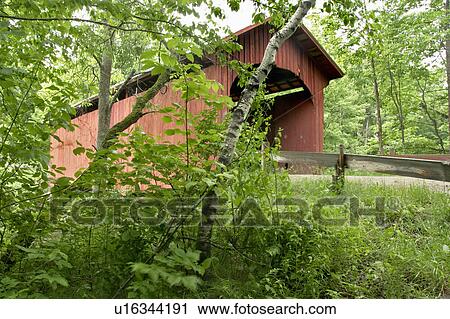 dog house slaughter covered bridge in northfield View Large Photo Image Stock Image - dog house slaughter covered bridge in northfield. Fotosearch